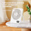 Quiet Mini USB Fan for Office Desk Dorm Wall Mount 4