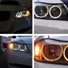 2PCS LED Angel Eye Marker Bulbs 20W Xenon White Hi