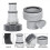 Pool Hose Adapter with Clamp Washer 2 Types Conver 5