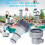 Pool Hose Adapter with Clamp Washer 2 Types Conver 4