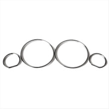 Car Speedometer Cover Bezel Trim Dashboard Gauge R