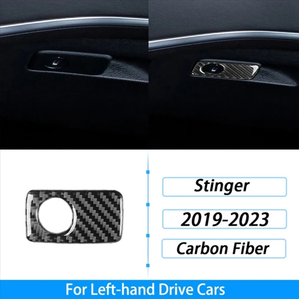 For Stinger 2019-2023 Carbon Fiber Co-Pilot Storag 4852474670199