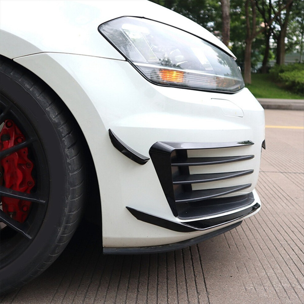 Front Bumper Splitter Golf 7 Mk7 2013-2016 Fog Lig 4852474693747