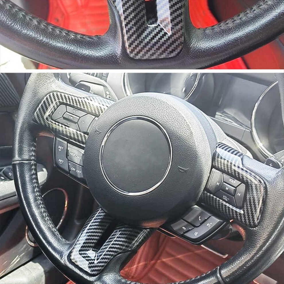 Automobile Carbon Fiber Steering Wheel Decorative 4852474688057