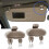 2 Pcs Sun Hat Clip Light Barrier Hook for A4 A5 S4 2