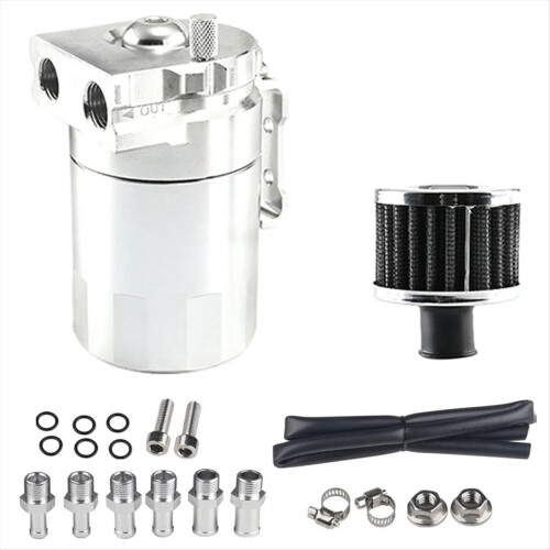 Silver Car Universal 300ML Oil Breathable Can Engi