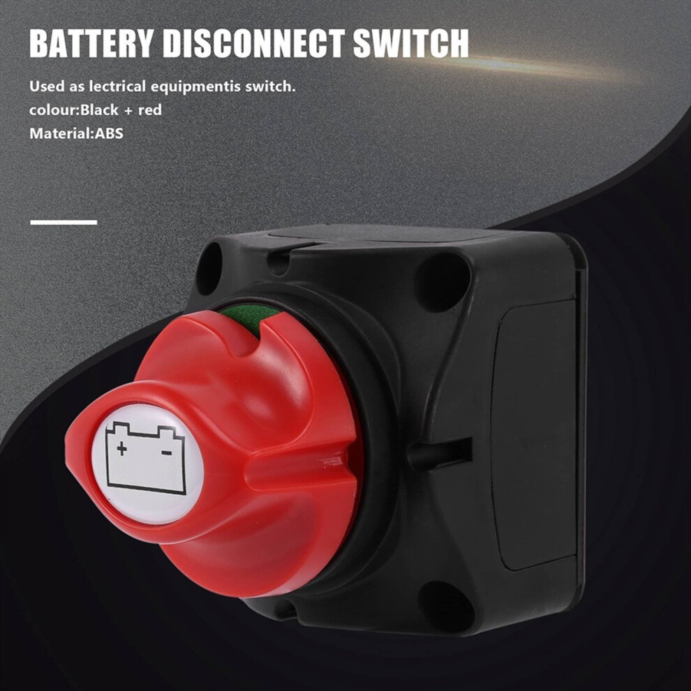 12V Battery Disconnect Rotary Switch Cut On/Off Se 4852474618009