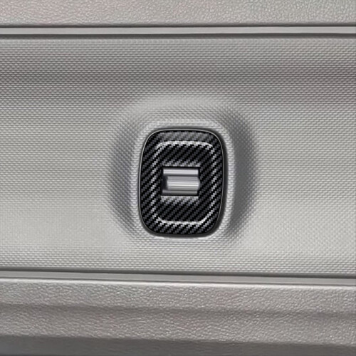 Car Center Door Curtain Switch Trim Frame Sticker 2