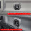 Car Center Door Curtain Switch Trim Frame Sticker 4