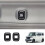 Car Center Door Curtain Switch Trim Frame Sticker 5