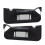 1Pair Car Sun Visors Shades W/Light Makeup Mirror 8