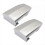 2x Front Door Handle Lock Cylinder Cover Silver fo 6