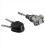 Lock Door Cylinder with 2 Keys 1T0837167A 2003-201 2