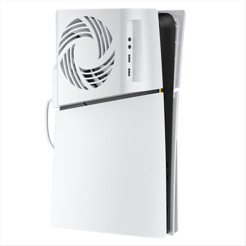 Side-Mounted Cooling Fan with LED Light Ports Game 2