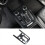 Car Gear Shift Knob Frame Panel Cover Trim Interio 5