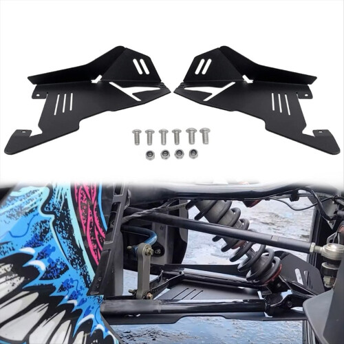 Front Splash Guards A-Arm Protectors Aluminum for 2