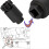 4pcs 88800014 88840317 Flywheel Barring Tool for D 7