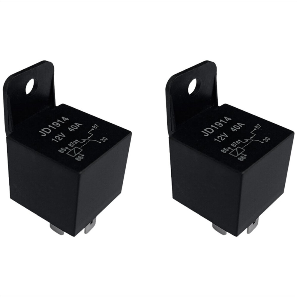 2Pcs Car Universal 12V Relay With Backrest Daytime 4852474607836