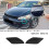 2X Front Panel Headlights Wash Nozzle Cover Caps G 6