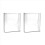 Letter Mail Organizer Wall Mount Hook Acrylic Home Office Decoration 1