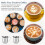 6Pcs Bell Creamers 90Ml/3Oz Mini Creamer Jug 8
