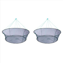Foldable Drop Net Fishing Landing Nets Crayfish Shrimp Catcher