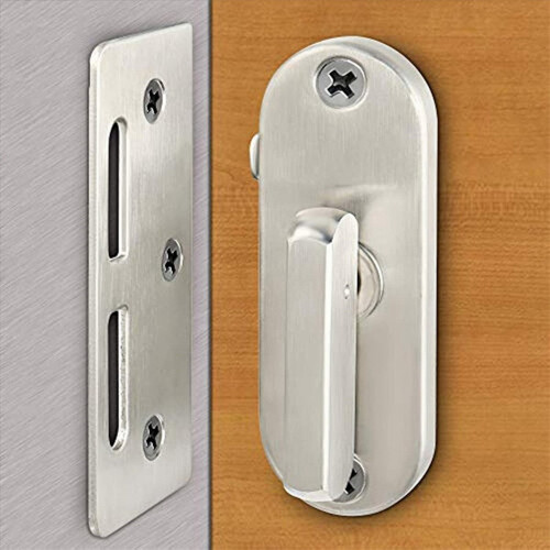 1Pc 90 Degree Hinge Lock Sliding Door Hook 2