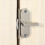 1Pc 90 Degree Hinge Lock Sliding Door Hook 5