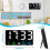 Digital Wall Clock Large Display,25cm USB LED Clocks 5