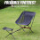 Footstool for Outdoor Camping BBQ Beach Folding Footrest 6