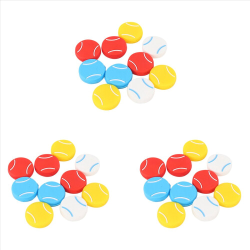 10PCS Tennis Racket Vibration Dampeners Shape Racquet
