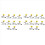 10Pcs Set Manual Tile Locator Wall Tiles Height Regulator Adjustment 1
