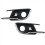 Left Front Bumper Fog Light Cover with Chrome Trim 5