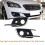 Left Front Bumper Fog Light Cover with Chrome Trim 4