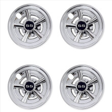 2Pcs 8Inch Golf Cart Wheel Covers 5 Spoke Design Hub Cap