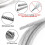 4 Pack Adjustable Wire Supports 50 Lbs Hanging, 2M x 1.5mm Rope 4
