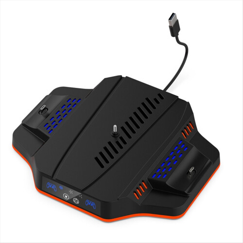 Game Console Cooling Dock for Slim with RGB Colorf 2