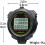 Digital Sports Stopwatch, 10Lap /Split Memory Stopwatch Count Down 6