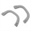 1 Pair Pillar Grab Handle Gray Grip MB769617 for G 10
