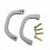 1 Pair Pillar Grab Handle Gray Grip MB769617 for G 4