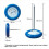 Underwater Thermometer Large Floating Plate Water Temperature Meter 5