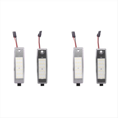 2Pair White Led Number License Plate Light Replace