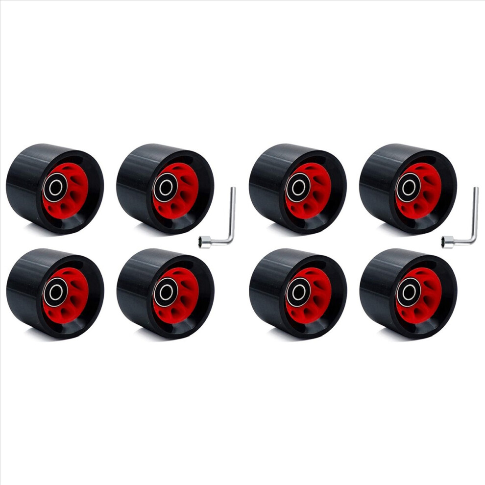 Photos - Climbing Gear Jojomino 4Pcs Roller Skate Wheels 95A with Bearings 58x39mm PU 1 Wrench 
