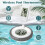 Swimming Pool Thermometer Floating Easy Read,Digital 8