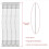 6 Inch 20 Pcs Replacement Blades Set for Wood,Plastic, Rubber, 5