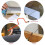 6 Inch 20 Pcs Replacement Blades Set for Wood,Plastic, Rubber, 7