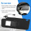 Car Front Sun Visor Panel with Makeup Mirror Golf 9