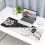 Black and White Gaming Mouse Pad,Large Mat 5