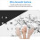 Black and White Gaming Mouse Pad,Large Mat 8