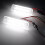 2PCS White 6000K License Plate Lights for G500 G55 3